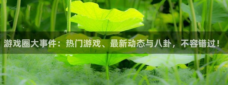 手机辉达娱乐下载安装：游戏圈大事件：热门游戏、最新动态与八卦